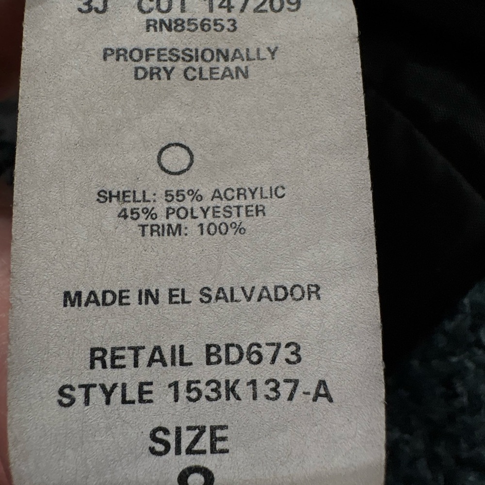 Koret Green Tweed Jacket Size 8 - Picture 7 of 7
